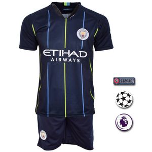 پیراهن و شورت ورزشی مردانه طرح منچسترسیتی مدل away18_19 به همراه تگ