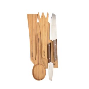 چاقو و تخته برش سفری لایف کمپ مدل j45811