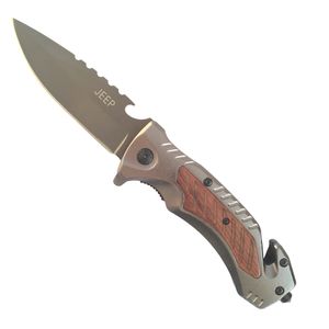 چاقوی سفری جیپ مدل wood12