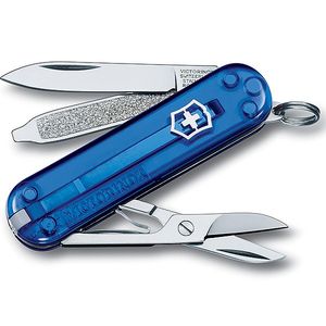 چاقوی ویکتورینوکس مدل classic sd blue trans کد 06223t2