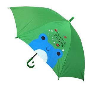چتر بچگانه مدل فانتزی طرح قورباغه بازیگوش کد  a 10 f