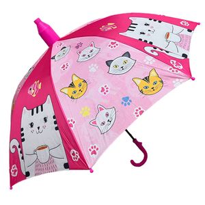 چتر بچگانه مدل لیوانی طرح گربه بازیگوش کد  cat pin