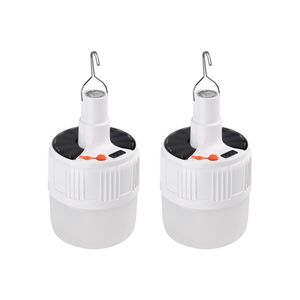 چراغ اضطراری مدل شارژی ریموت دار کد led bulb 2500 مجموعه 2 عددی