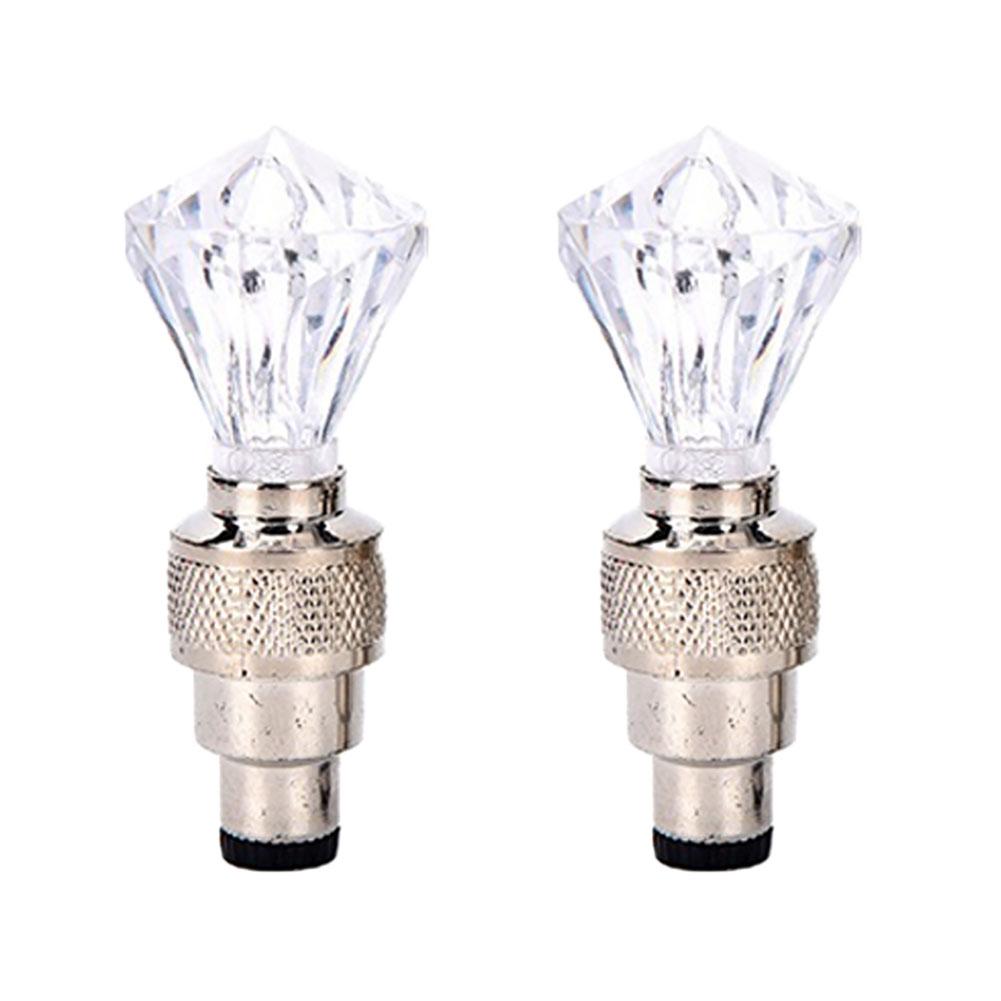چراغ تایر دوچرخه مدل diamonds no packing بسته 2 عددی