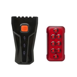 چراغ جلو و عقب دوچرخه کی کسون مدل qx t1218 بسته 2 عددی