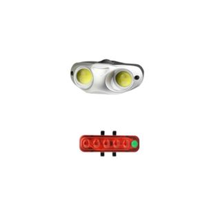چراغ جلو و عقب دوچرخه کیکسون مدل qx t0205