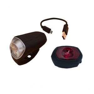 چراغ دوچرخه مدل xc 185186 مجموعه 2 عددی