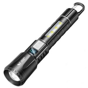 چراغ قوه دستی اسمایلینگ شارک مدل شارژی sd 5385a با نور چندرنگ