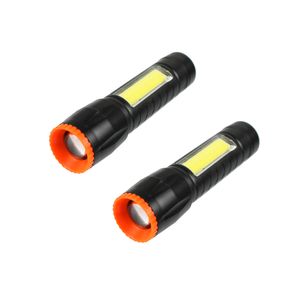 چراغ قوه دستی اوکسو کد ok 511 با نور مهتابی مجموعه 2 عددی