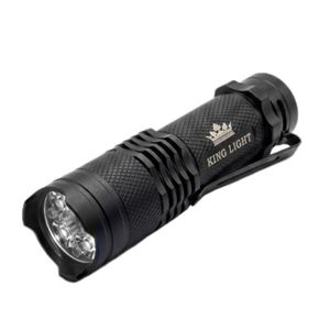 چراغ قوه دستی کینگ لایت مدل uv 365_395 با نور آبی
