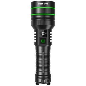 چراغ قوه دستی گرین لاین مدل gnhr3000lmbk با نور مهتابی