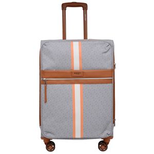 چمدان دی کی ان وای مدل signature stripe st2 24 سایز متوسط ارتفاع 67 سانتی متر