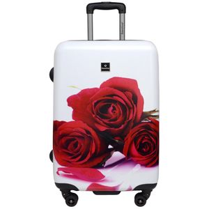 چمدان ساکسولاین مدل roses b35h0 سایز متوسط