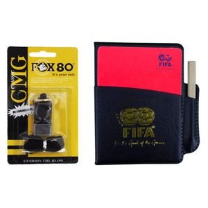 کارت داوری فوتبال مدل fifa 318 به همراه سوت داوری
