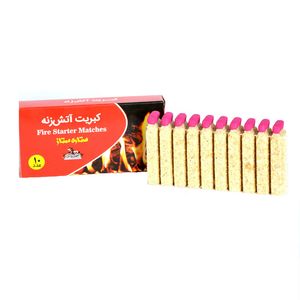 کبریت آتش زنه ستاره ممتاز مدل  a بسته 10 عددی