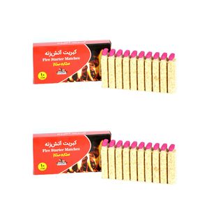 کبریت آتش زنه مدل b بسته 20 عددی