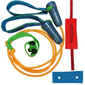 کش بدنسازی مدل elastic treadmill کد 9701 به همراه پد یدک
