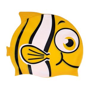کلاه شنا بچگانه طرح ماهی مدل clownfish