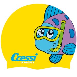کلاه شنای بچه گانه کرسی مدل junior cap yellow