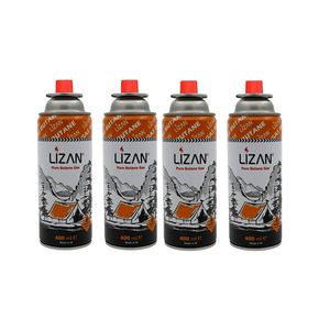 کپسول گاز سفری 220 گرمی لیزن مدل کمپینگ بسته 4 عددی