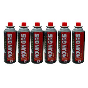 کپسول گاز نوین گاز مدل pp02 مجموعه 6 عددی