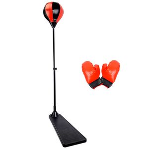کیسه بوکس مدل پایه دار ایستاده بادی کد yc856l 1 به همراه دستکش