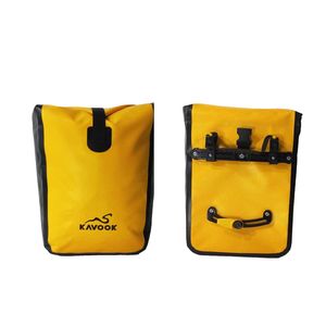 کیف خورجینی دوچرخه کاوک مدل ترانزیت بسته 2 عددی