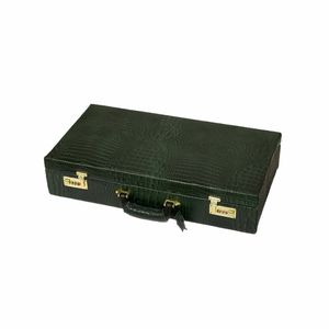 کیف شطرنج مدل چرم طبیعی کروکودیل