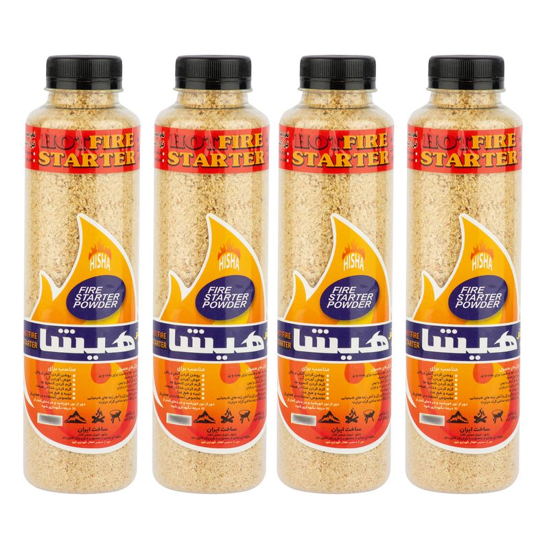 آتش زنه هیشا مدل fire starter بسته 4 عددی