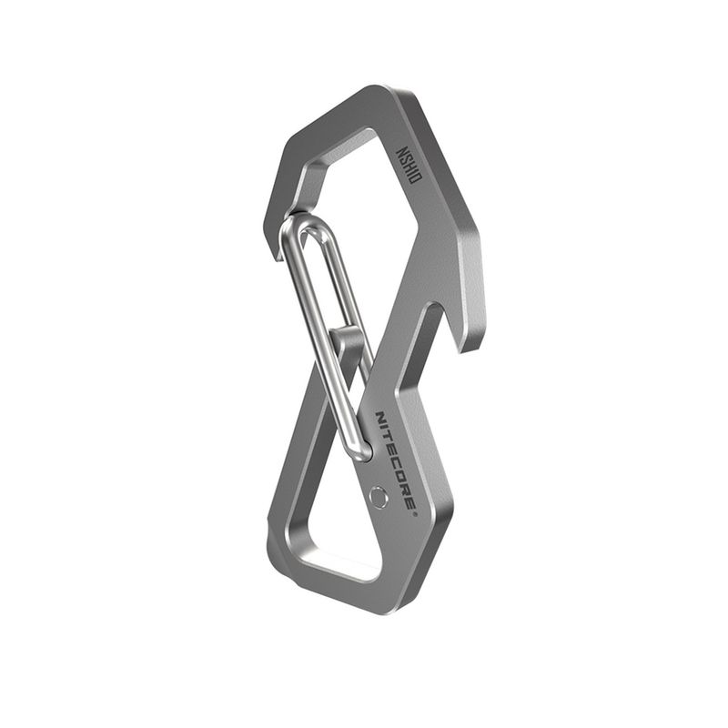 ابزار چندکاره سفری نایت کر مدل nsh10 multiuse titanium snap hook