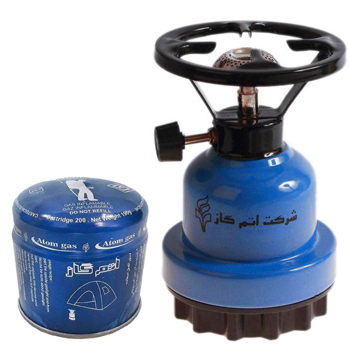 اجاق سفری اتم گاز مدل a100 همراه با کپسول