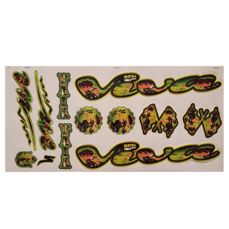 استیکر دوچرخه مدل benten شیشه ای