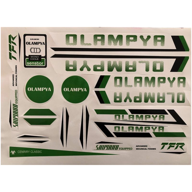 استیکر دوچرخه مدل ol