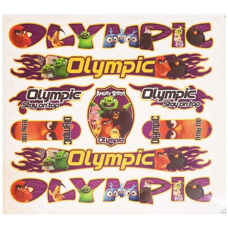 استیکر دوچرخه مدل olympic