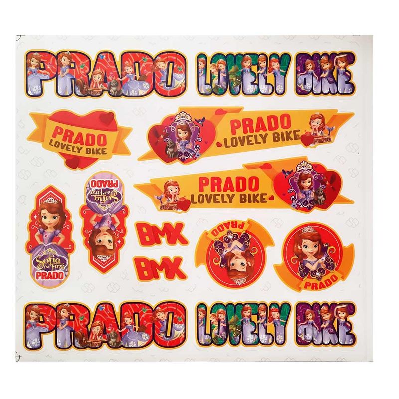 استیکر دوچرخه مدل prado 2
