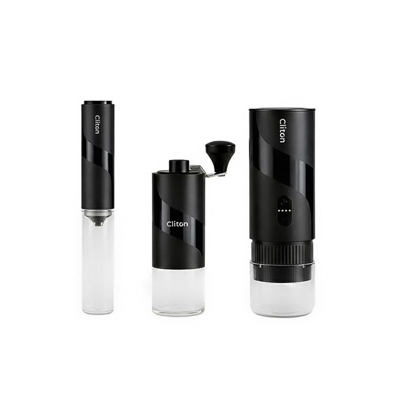 اسپرسوساز سفری سلیتون مدل coffee machine set به همراه آسیاب قهوه و فوم ساز