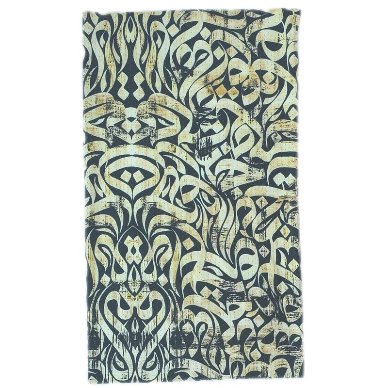 اسکارف ورزشی مدل scf 02 010 طرح تایپوگرافی