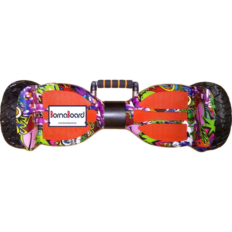 اسکوتر برقی آفرود مدل borna off road handle hanrox multi color purple