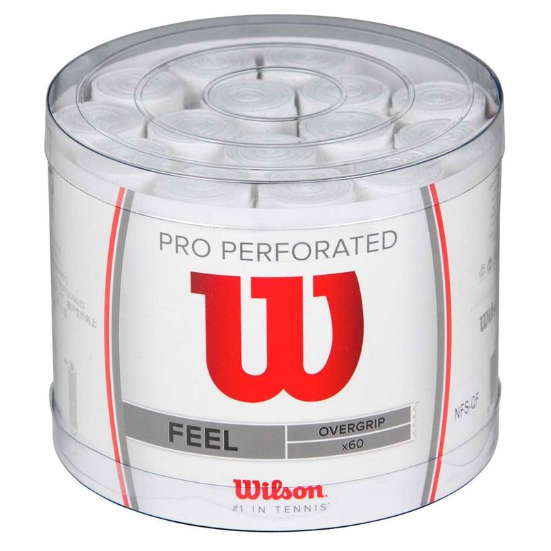 اورگریپ راکت تنیس ویلسون مدل pro perforated بسته 60 عددی