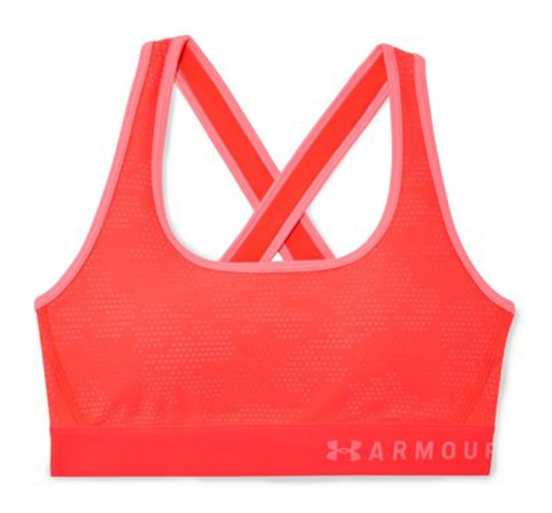 تاپ ورزشی زنانه آندرآرمور مدل armour mid crossback jacq