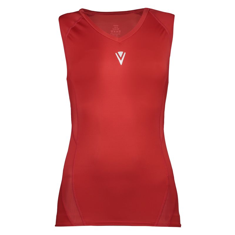 تاپ ورزشی زنانه وی‌ اسکین مدل vsn 1210nt red