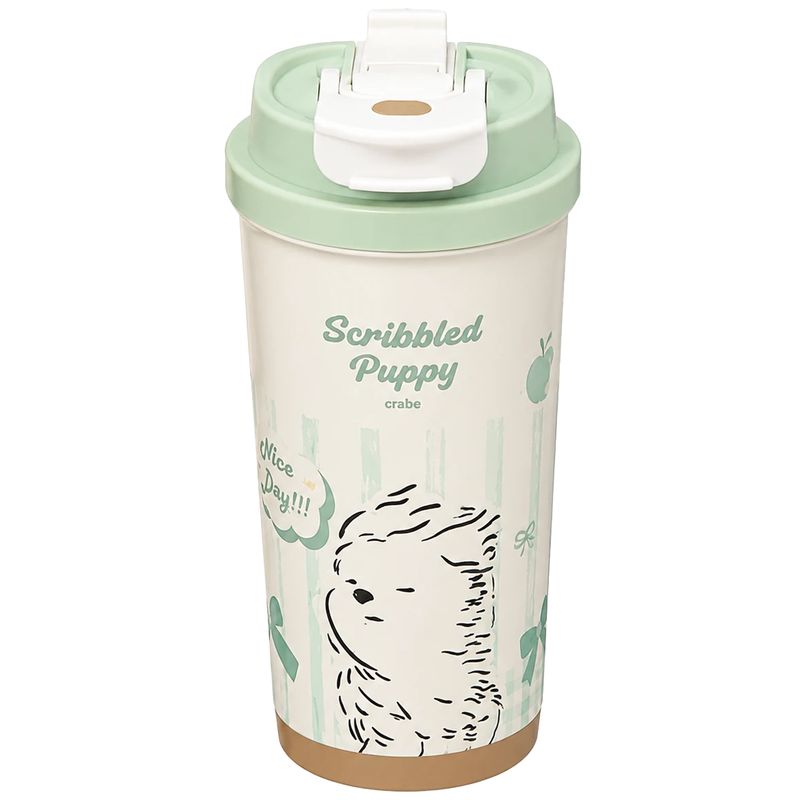 تراول ماگ مدل scribbled puppy گنجایش 0.5 لیتر