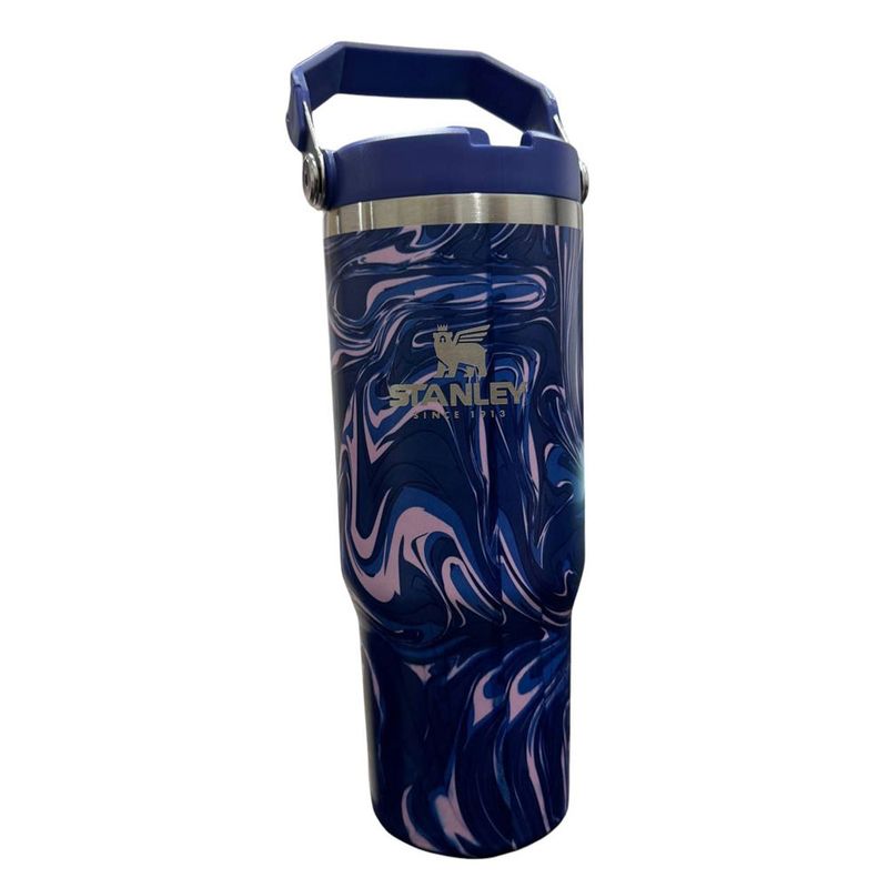 تراول ماگ مدل آبرنگی flip straw tumbler گنجایش 0.88 لیتر