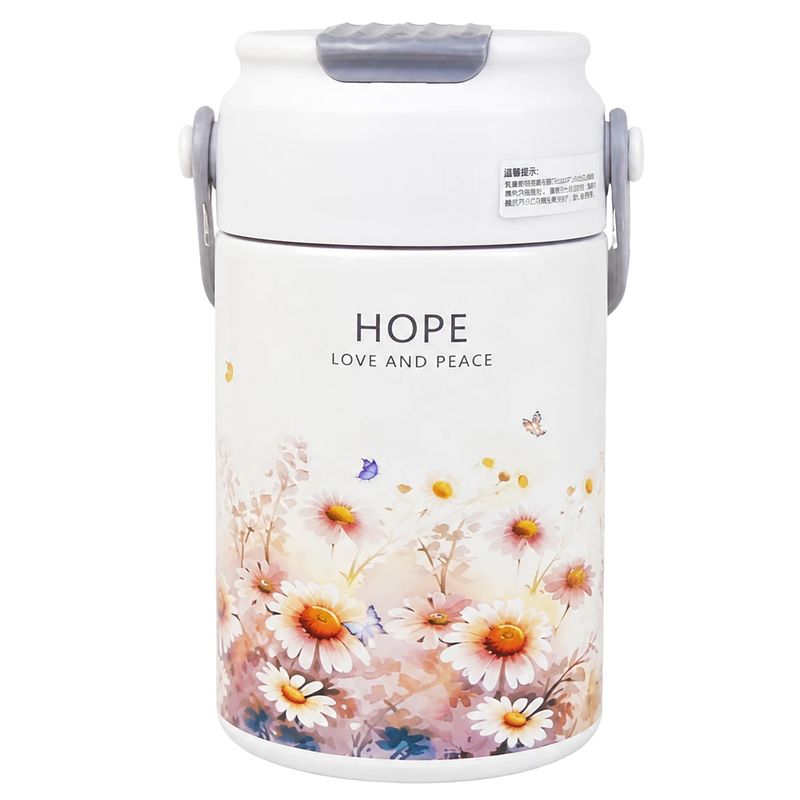 تراول ماگ مدل نی دار طرح hope گنجایش 0.55 لیتر