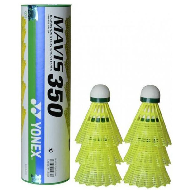 توپ بدمینتون مدل mavis 350 بسته 6 عددی سایز 4