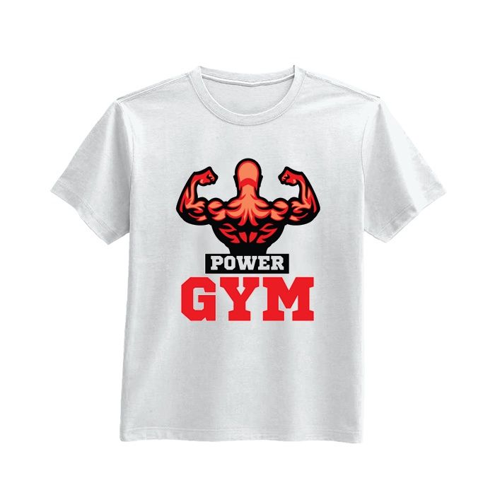 تی شرت آستین کوتاه طرح power gym کد 13481