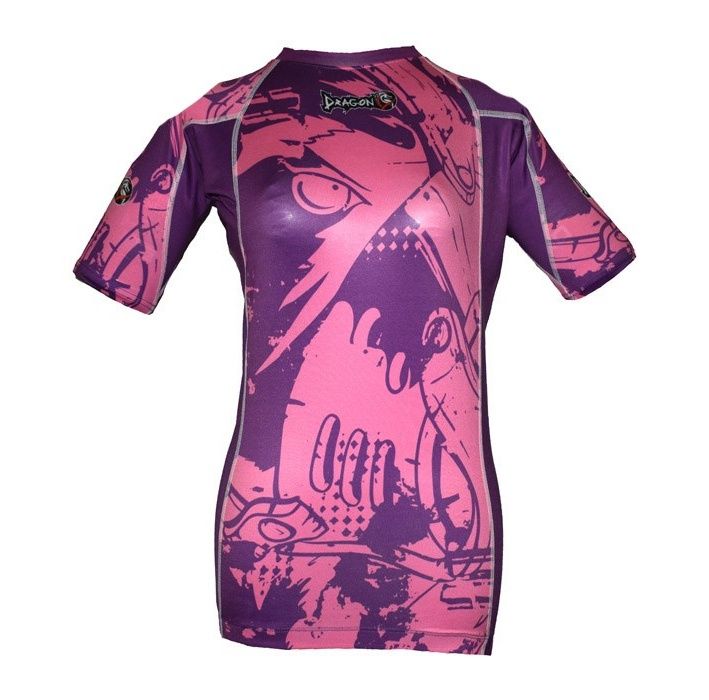تی شرت آستین کوتاه ورزشی زنانه دراگون دو مدل rashguard 151507