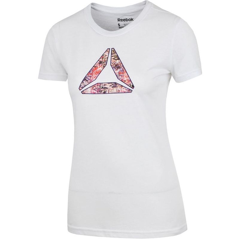 تی شرت زنانه ریباک مدل floral fill tee