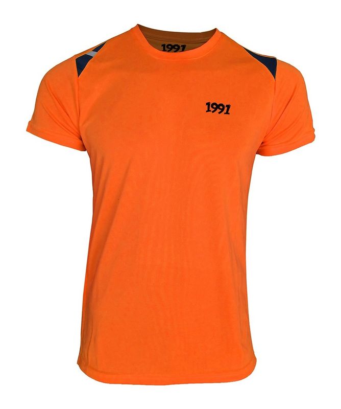 تی شرت مردانه 1991 اس دبلیو مدل reflective orangeblack