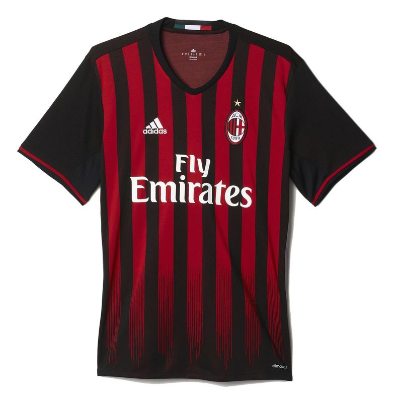 تی شرت ورزشی آستین کوتاه مردانه ac milan home replica   آدیداس